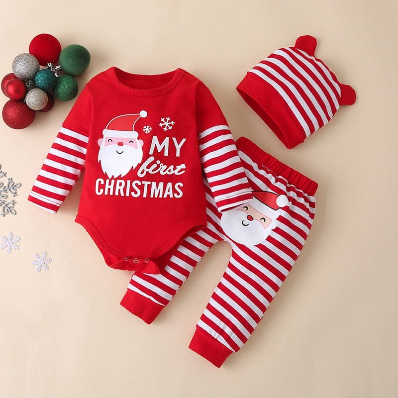 My First Christmas Baby Boy Clothing Set