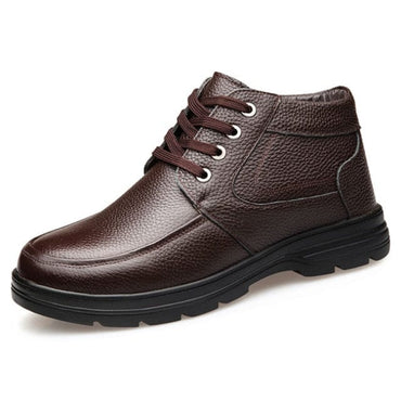 Genuine Leather Wool Lined Anti Shoe