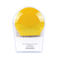 Ultrasonic Silicone Electric Facial Cleansing Brush Sonic Face Cleanser Cleansing Skin Mini Washing Massager Brush Rechargeable - east2cart.uk
