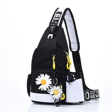 Ladies Floral Sport Crossbody Bag