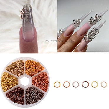Piercing Dangle Nail Art Charms Glitter 3D Nails Rhinestones Acrylic Decoration Metal Alloy Designs - east2cart.uk