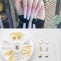 Piercing Dangle Nail Art Charms Glitter 3D Nails Rhinestones Acrylic Decoration Metal Alloy Designs - east2cart.uk