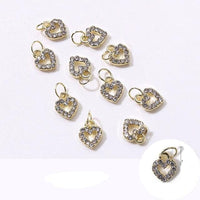 Piercing Dangle Nail Art Charms Glitter 3D Nails Rhinestones Acrylic Decoration Metal Alloy Designs - east2cart.uk