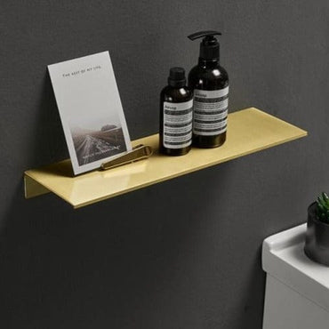 Brushed Gold Cosmetic Shelve Rack - east2cart.uk