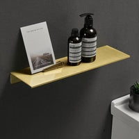 Brushed Gold Cosmetic Shelve Rack - east2cart.uk