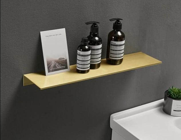 Brushed Gold Cosmetic Shelve Rack - east2cart.uk