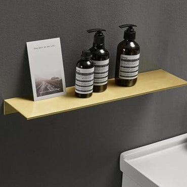 Brushed Gold Cosmetic Shelve Rack - east2cart.uk