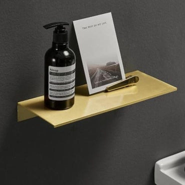 Brushed Gold Cosmetic Shelve Rack - east2cart.uk