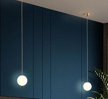 Light Copper Cord Pendant Light