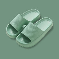 Women Thick Platform Slippers Summer Beach Eva Soft Sole Slide Sandals Leisure Men Ladies Indoor Bathroom Anti-slip Shoes - east2cart.uk
