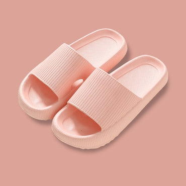 Women Thick Platform Slippers Summer Beach Eva Soft Sole Slide Sandals Leisure Men Ladies Indoor Bathroom Anti-slip Shoes - east2cart.uk