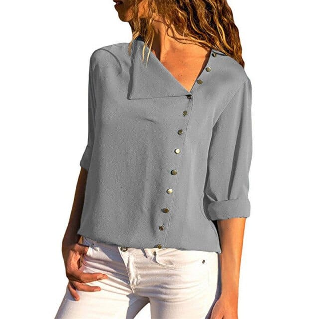 Ladies Skew Collar Casual Tops - east2cart.uk