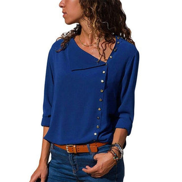 Ladies Skew Collar Casual Tops - east2cart.uk