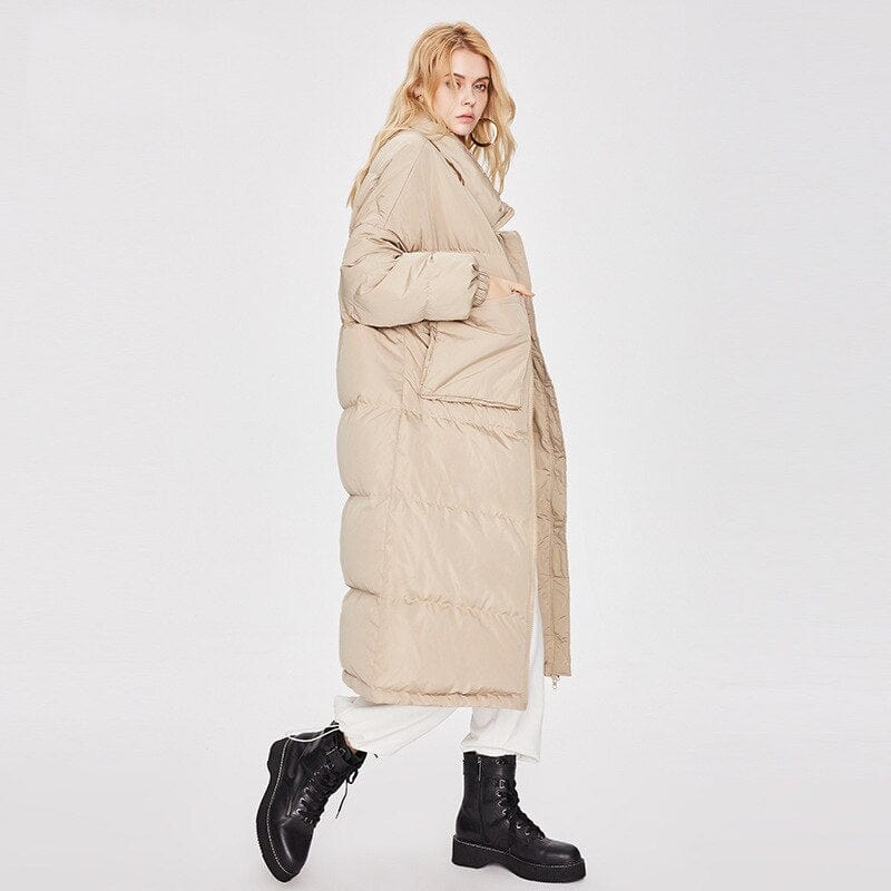 Winter Thick White Duck Down Coat