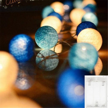 LED Cotton Ball Lights Decoration