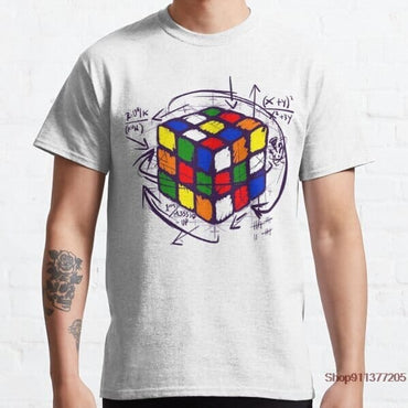 Rubiks Math On Light T-Shirt