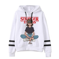 Stranger Things Oversized Hooded Tops