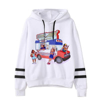 Stranger Things Oversized Hooded Tops