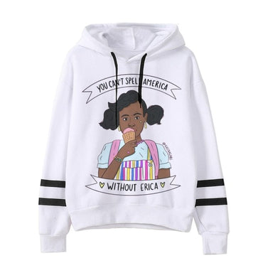 Stranger Things Oversized Hooded Tops