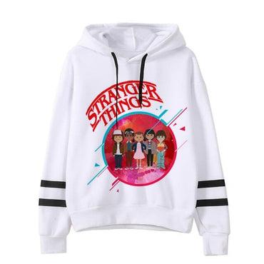 Stranger Things Oversized Hooded Tops