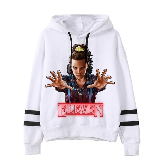 Stranger Things Oversized Hooded Tops