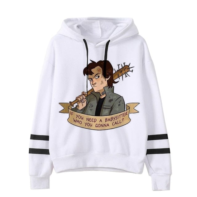 Stranger Things Oversized Hooded Tops