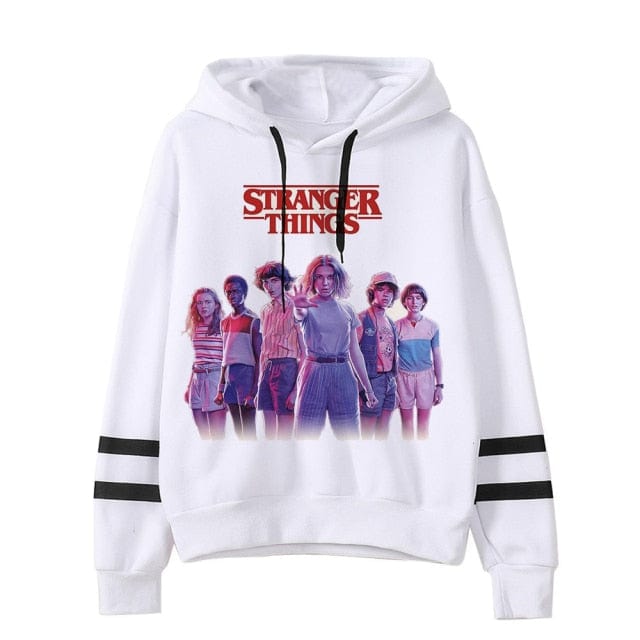 Stranger Things Oversized Hooded Tops