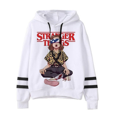 Stranger Things Oversized Hooded Tops