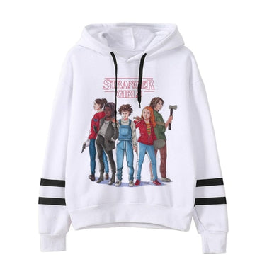 Stranger Things Oversized Hooded Tops