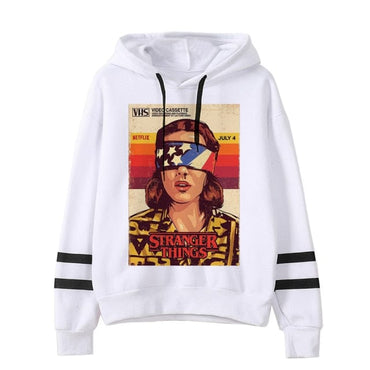 Stranger Things Oversized Hooded Tops