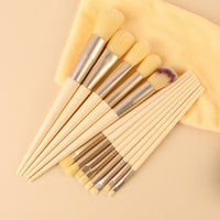 13PCS Summer Color Makeup Brushes Kit Natural Fiber - east2cart.uk