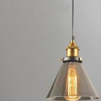 Smoky Glass Vintage Hanging Lamps