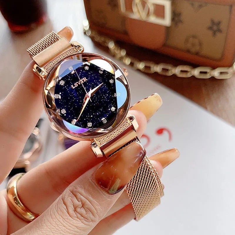 Rose Gold Mesh Luxury Women Watches - east2cart.uk