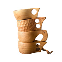 New Chinese Portable Wood Coffee Mug Rubber Wooden Tea Milk Cups Water Drinking Mugs Drinkware Handmade Juice Lemon Teacup Gift - east2cart.uk