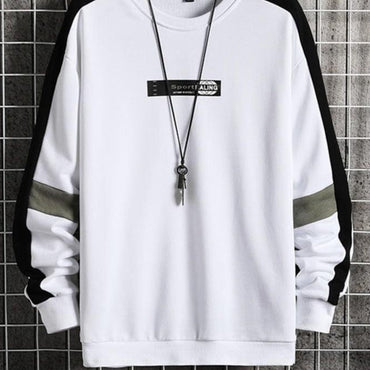 Crewneck Long Sleeve Hip Hop Pullover