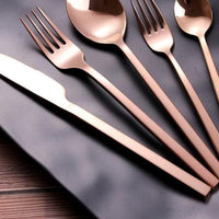 30pcs Gold Cutlery Set - east2cart.uk