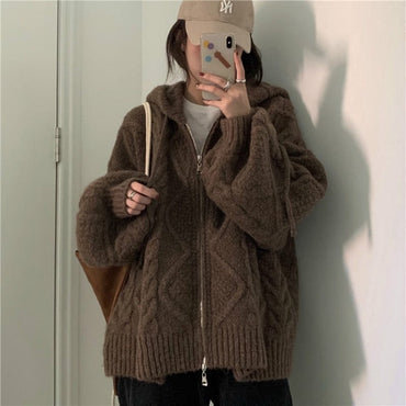 Winter Oversized Knitted Cardigan