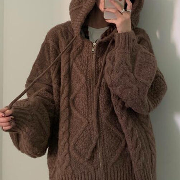 Winter Oversized Knitted Cardigan