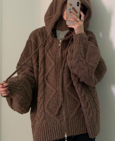 Winter Oversized Knitted Cardigan