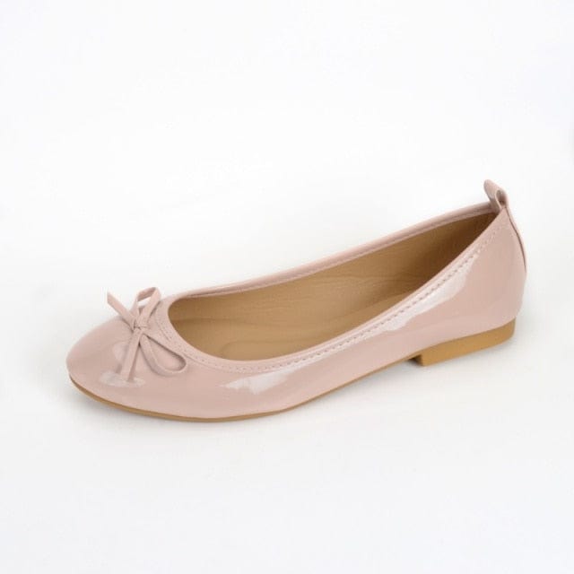 Women Flats Shoes Casual Light Comfortable Patent Leather Summer Lady Students Fashion Design Korea Bowknot Shoes Female 2021 - east2cart.uk