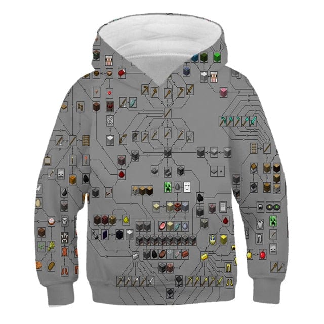 3D Video Game Boys Hoodie