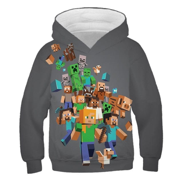 3D Video Game Boys Hoodie