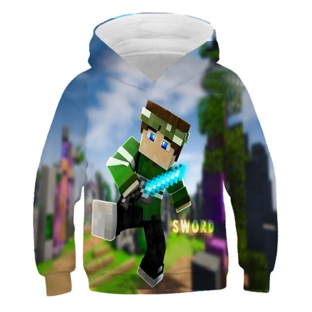 3D Video Game Boys Hoodie