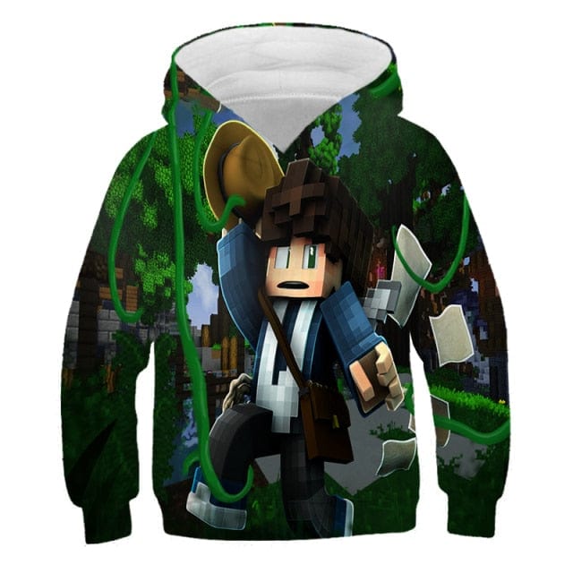 3D Video Game Boys Hoodie