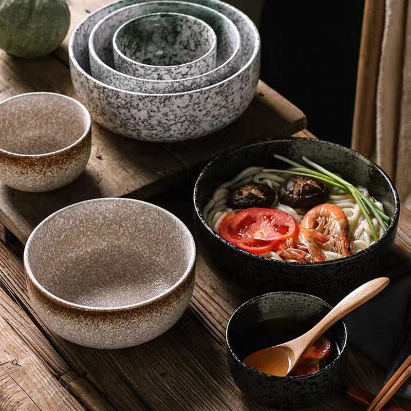 Japanese Style Ceramic Bowls - east2cart.uk