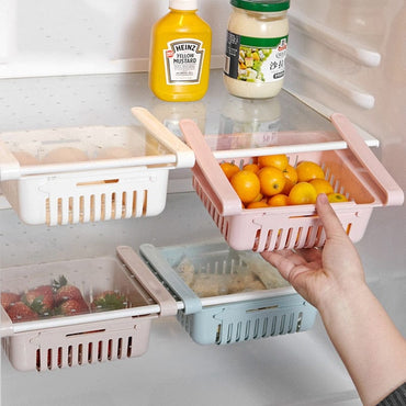 Adjustable Fridge Storage Baskets