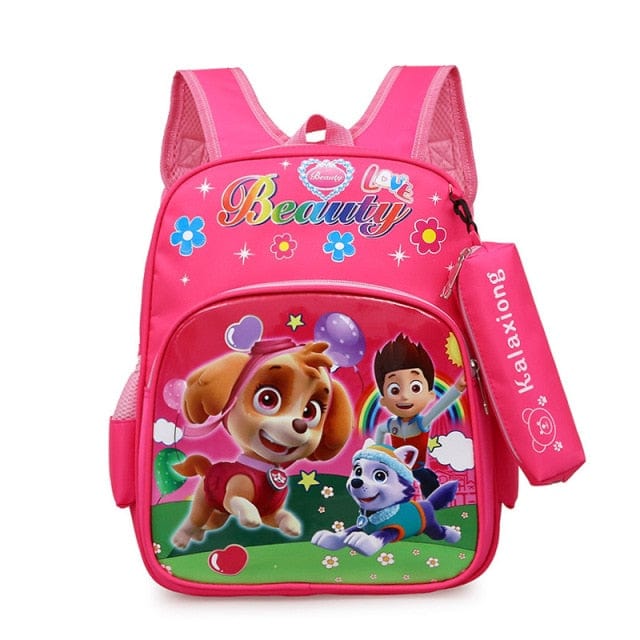 Paw Patrol Cartoon Bag Anime Children backpack Skye Everest Marshall Chase Boys Girls pat patrouille birthday Backpack Toy Gifts - east2cart.uk