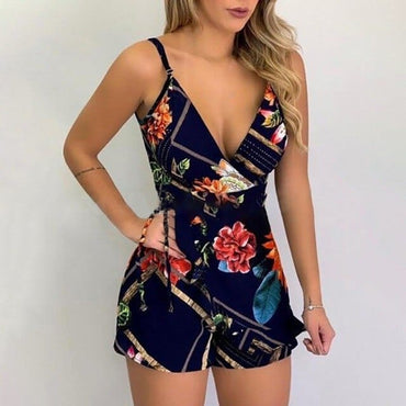 Women's Summer Print Jumpsuit - east2cart.uk