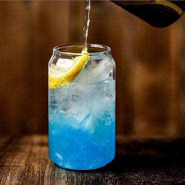 Cola Can Shape Glass Cup Drinkware - east2cart.uk