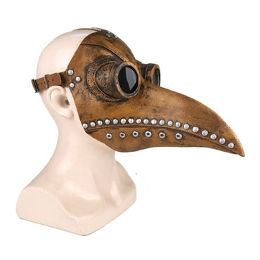 Halloween Plague Doctor Bird Bead Mask